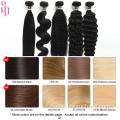 ナチュラルカラー8インチ短い巻き毛の横糸織りブラジルのレミーヘアエクステンションアフロカーリー織り安い人間の髪の束